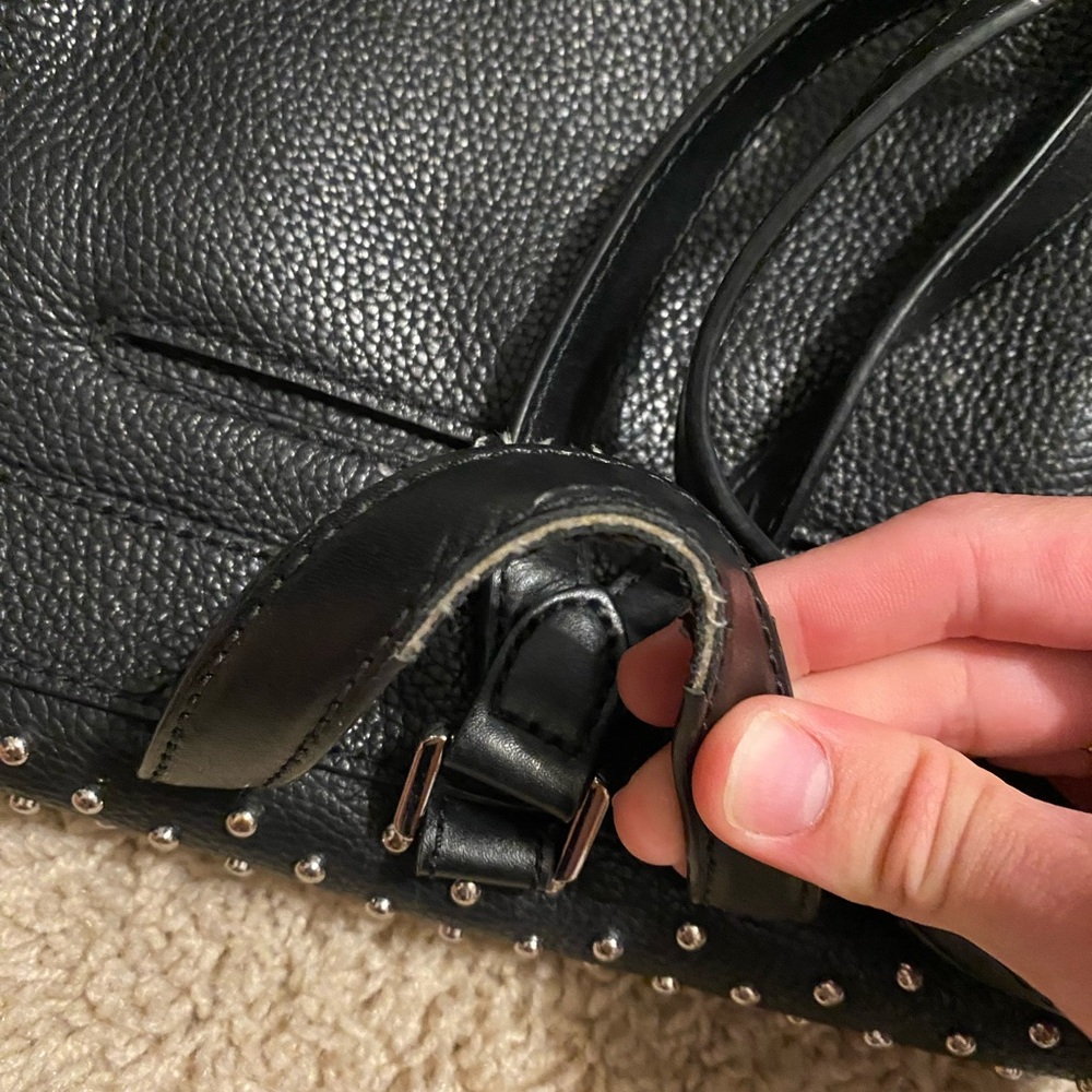 MICHAEL Michael Kors Black Studded Backpack - Picture 5 of 7